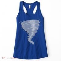 Tornado Gift Storm Chaser Gift Scary Weather Hurricane Great Gift Women's Tank Top thumb 0
