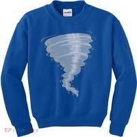 Tornado Gift Storm Chaser Gift Scary Weather Hurricane Great Gift Kids Sweatshirt thumb 0