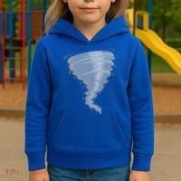 Tornado Gift Storm Chaser Gift Scary Weather Hurricane Great Gift Kids Hoodie thumb 3