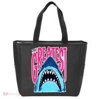 The Greatest Shark Great White Tote Bag thumb 0