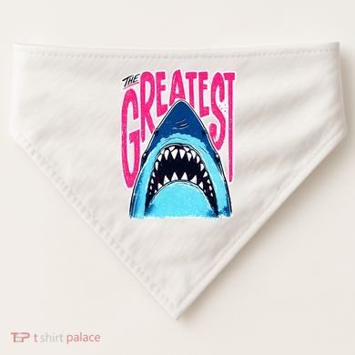 The Greatest Shark Great White USA-Made Doggie Bandana