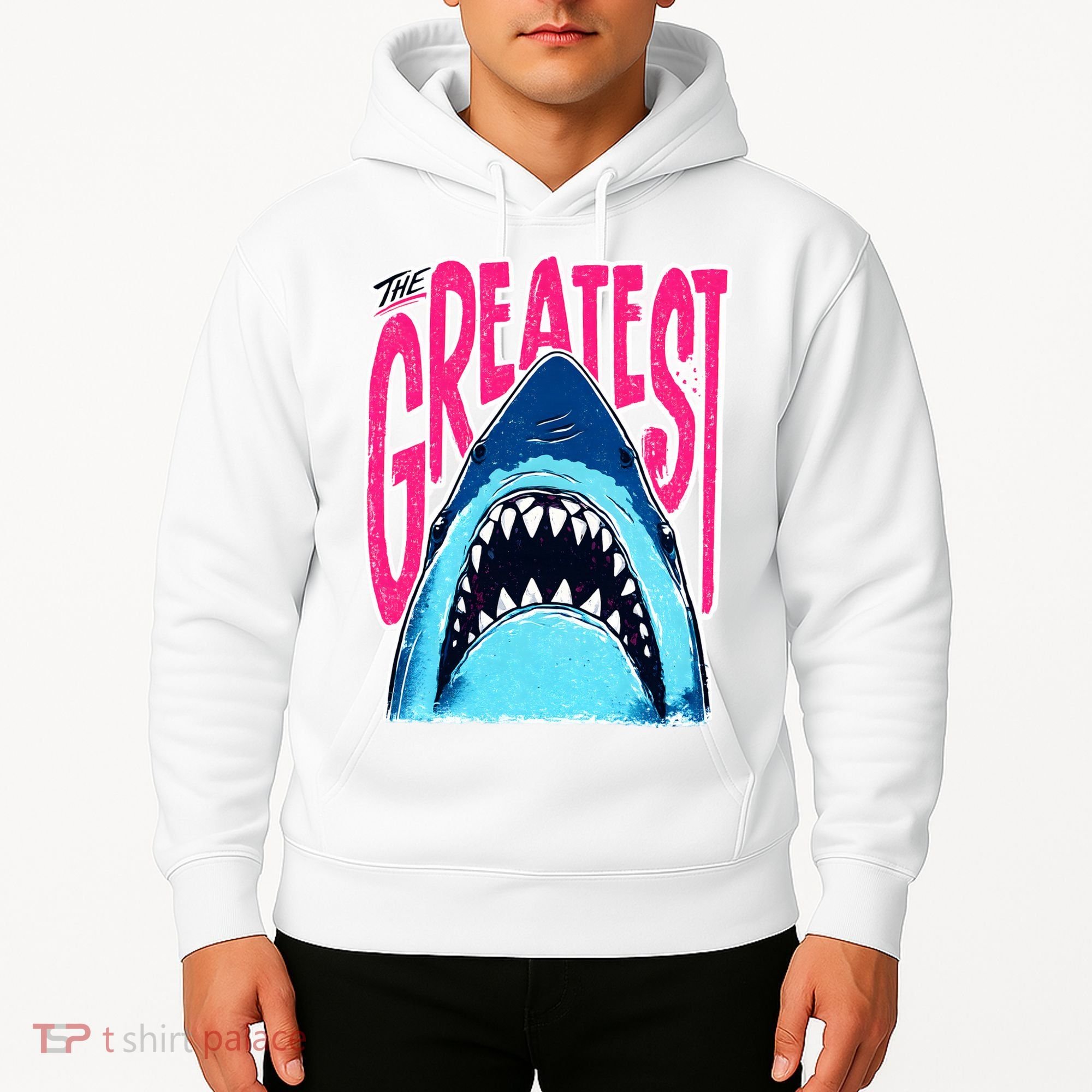The Greatest Shark Great White Hoodie