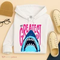 The Greatest Shark Great White Hoodie thumb 4