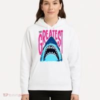 The Greatest Shark Great White Hoodie thumb 5