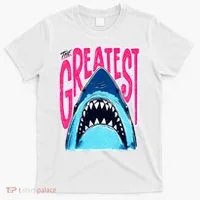 The Greatest Shark Great White T-Shirt thumb 0