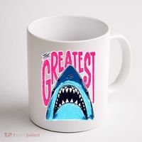 The Greatest Shark Great White Coffee Mug thumb 1
