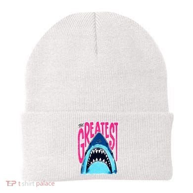 The Greatest Shark Great White Beanie