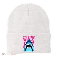 The Greatest Shark Great White Beanie thumb 0