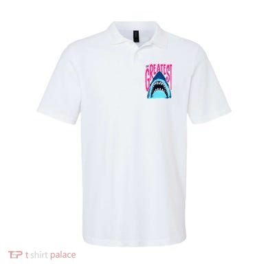 The Greatest Shark Great White Polo