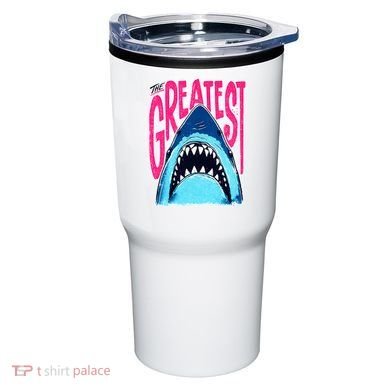 The Greatest Shark Great White Tumbler