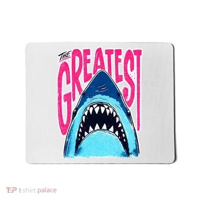 The Greatest Shark Great White Mousepad