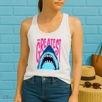 The Greatest Shark Great White Women's Tank Top thumb 2