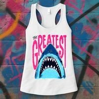 The Greatest Shark Great White Women's Tank Top thumb 3