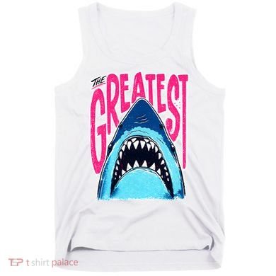 The Greatest Shark Great White Tank Top