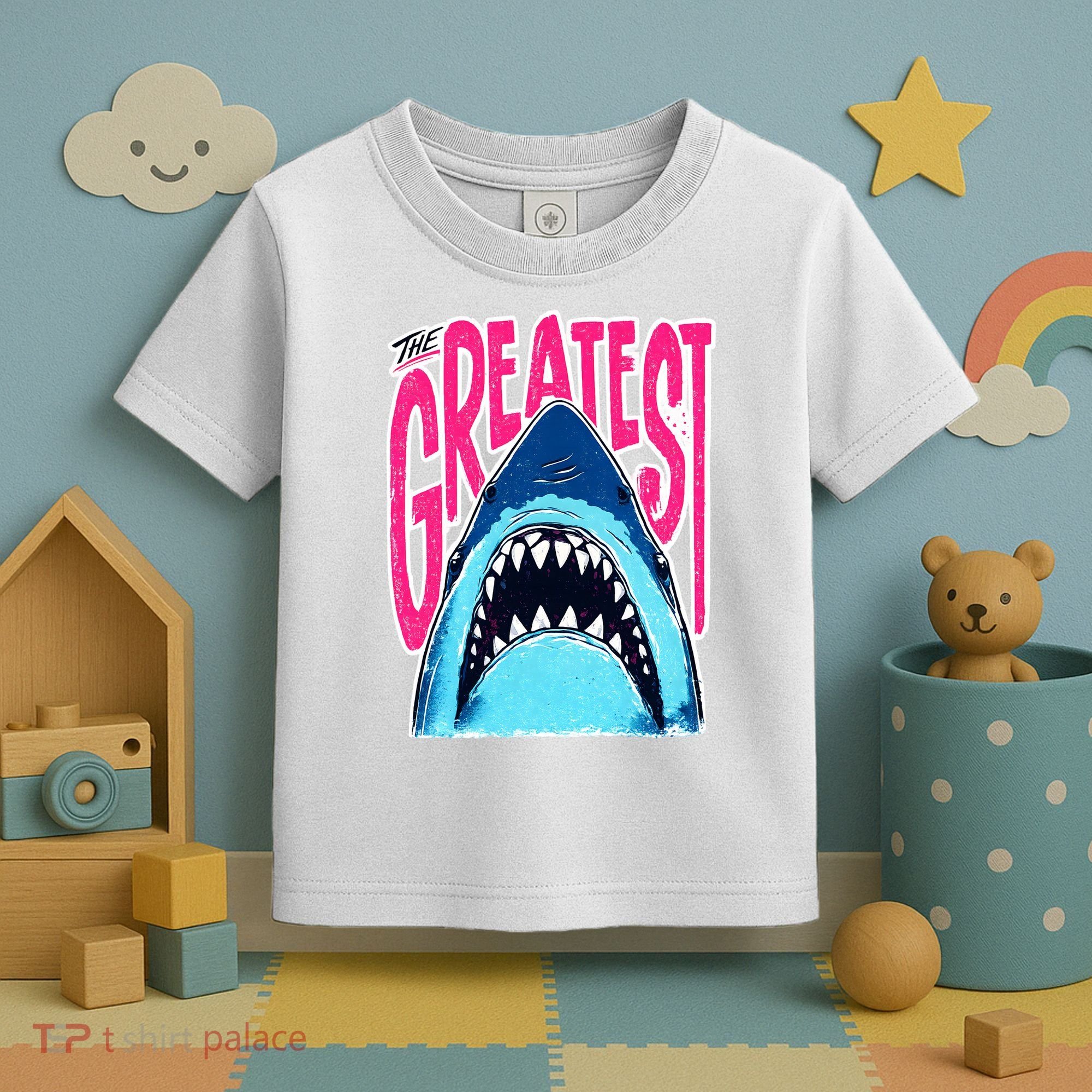 The Greatest Shark Great White Toddler T-Shirt