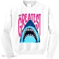 The Greatest Shark Great White Kids Sweatshirt thumb 0