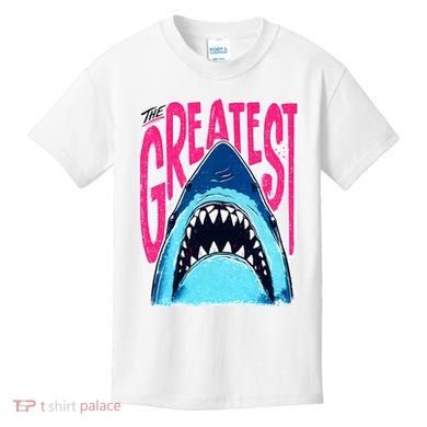 The Greatest Shark Great White Kids T-Shirt