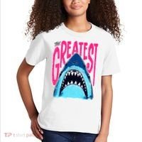 The Greatest Shark Great White Kids T-Shirt thumb 2