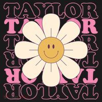 Taylor Groovy Sunflower Retro Toddler Hoodie thumb 2