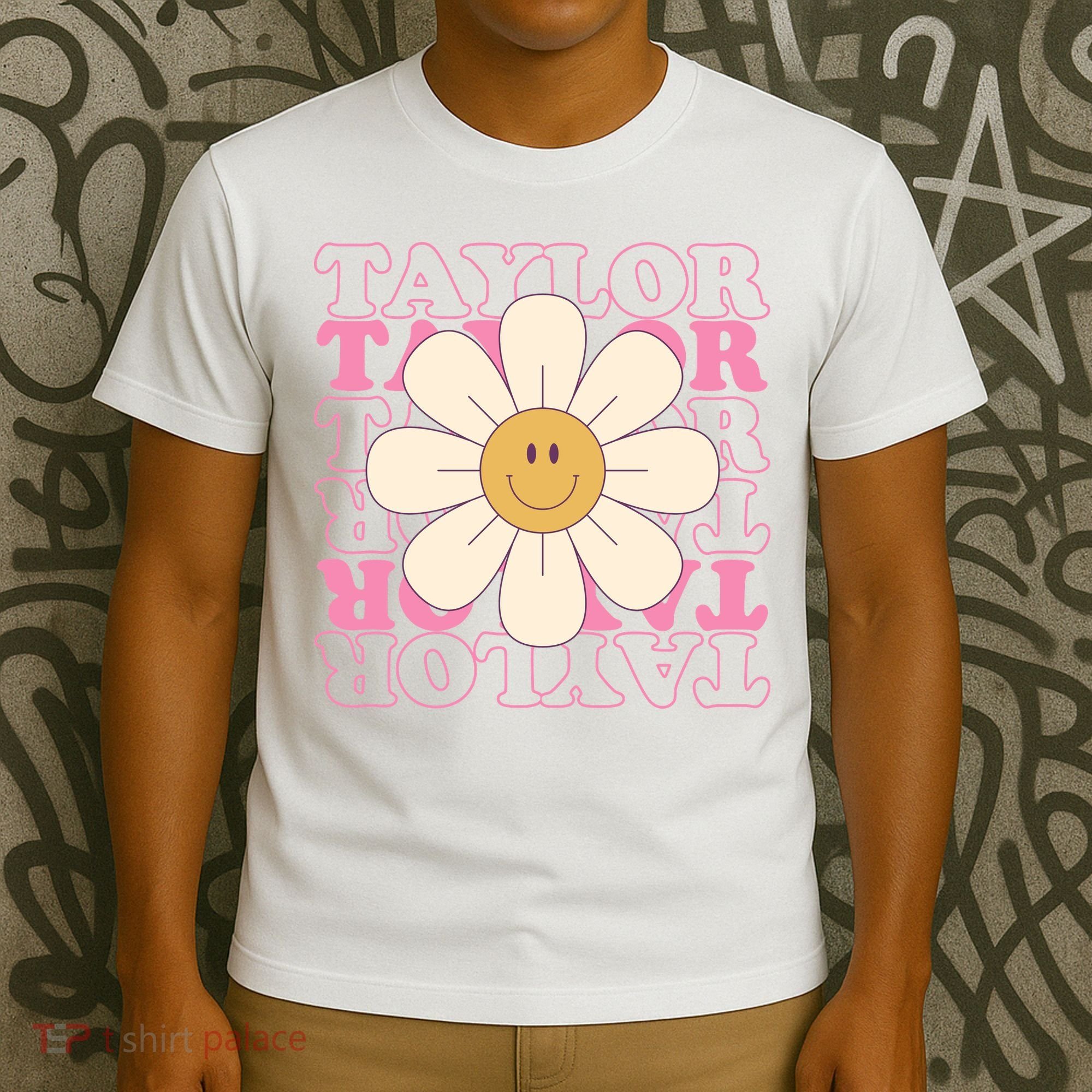 Taylor Groovy Sunflower Retro T-Shirt
