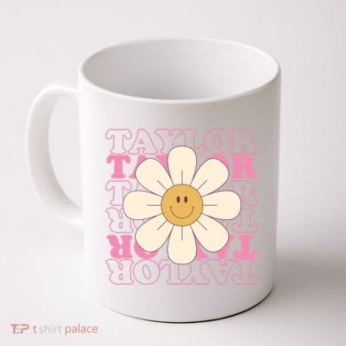 Taylor Groovy Sunflower Retro Coffee Mug
