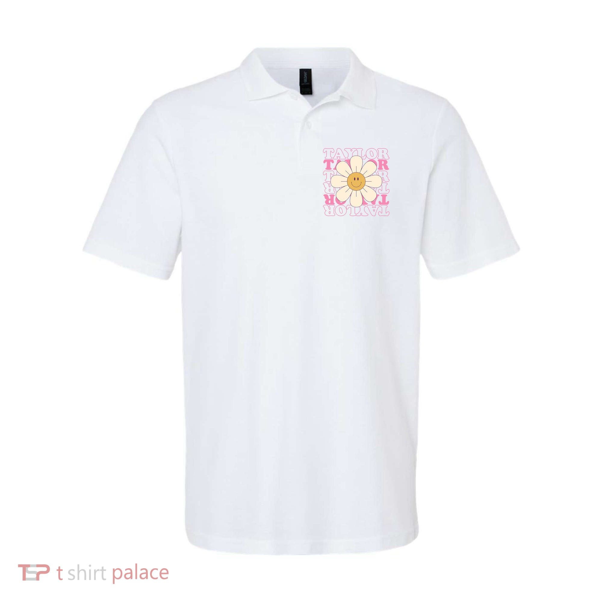 Taylor Groovy Sunflower Retro Polo