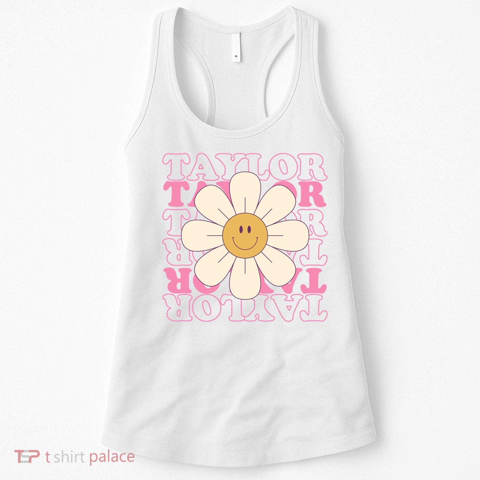 Taylor Groovy Sunflower Retro Women's Tank Top