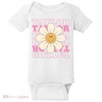Taylor Groovy Sunflower Retro Baby Bodysuit thumb 0