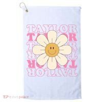 Taylor Groovy Sunflower Retro Golf Towel thumb 0