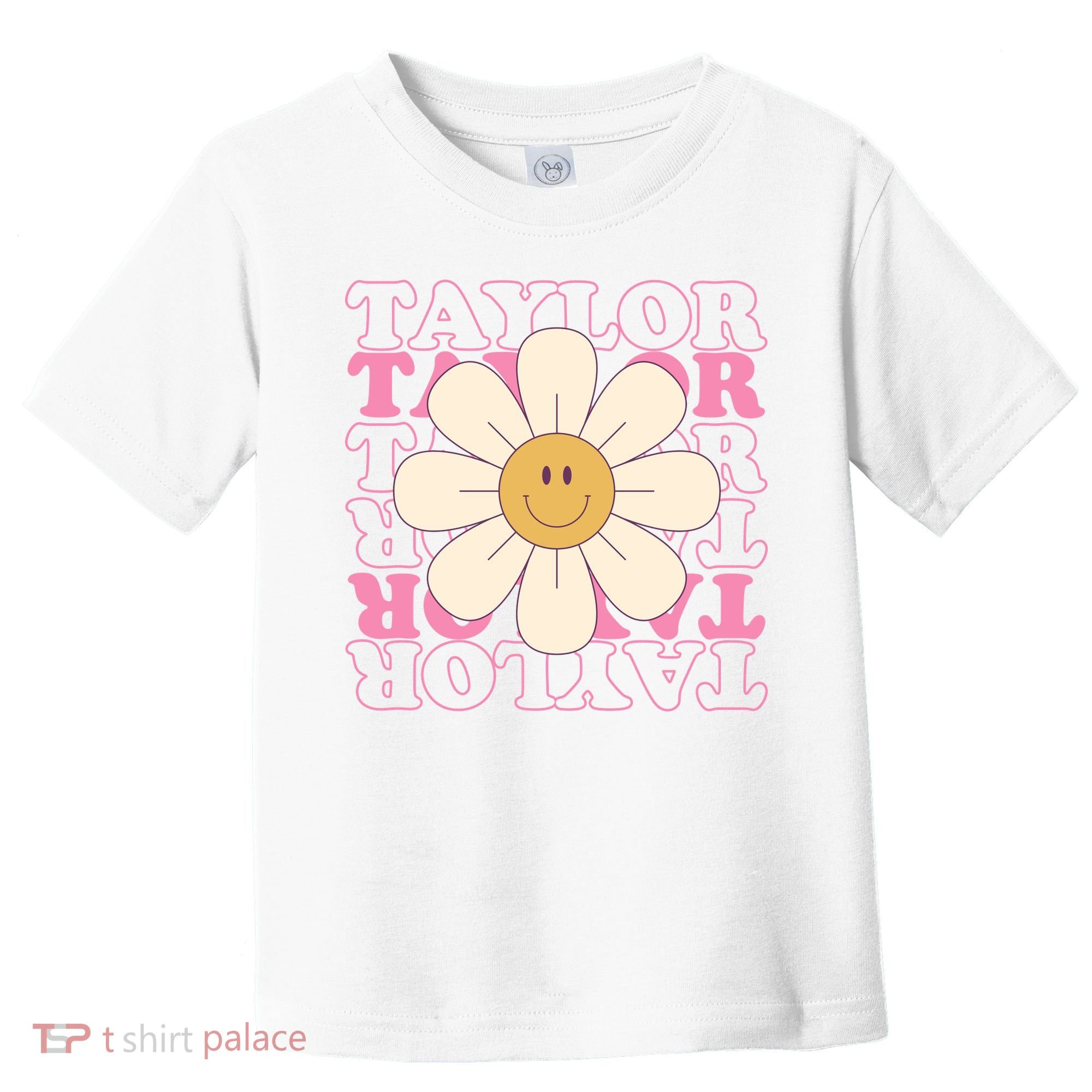 Taylor Groovy Sunflower Retro Toddler T-Shirt