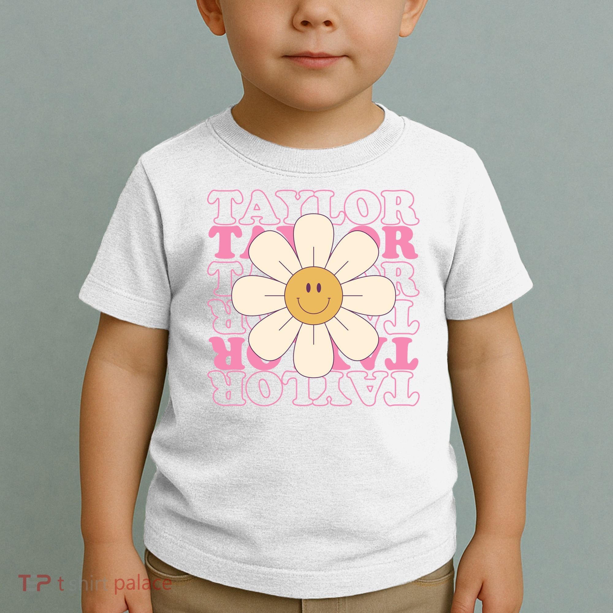 Taylor Groovy Sunflower Retro Toddler T-Shirt
