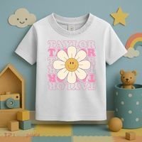 Taylor Groovy Sunflower Retro Toddler T-Shirt thumb 3
