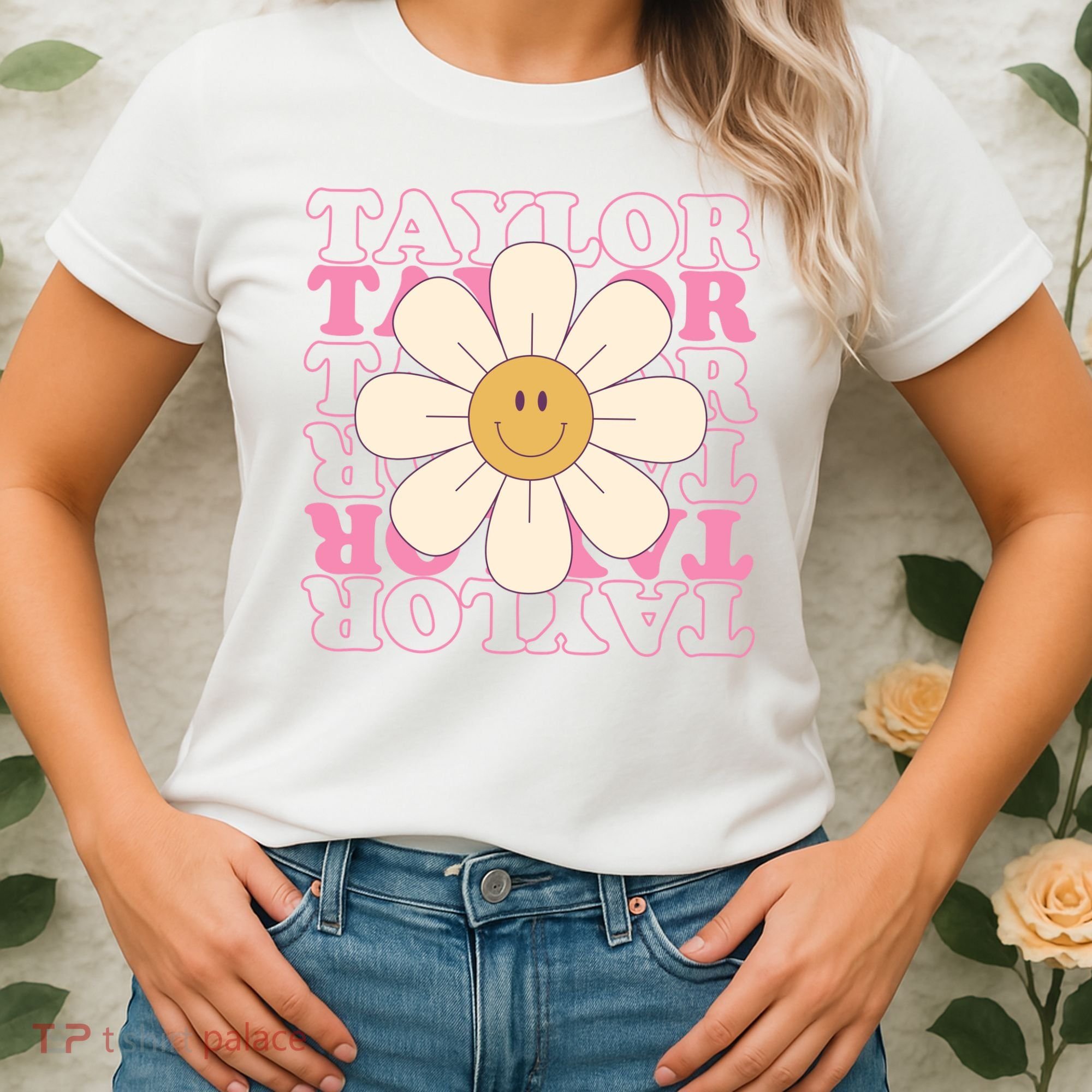 Taylor Groovy Sunflower Retro Women's T-Shirt