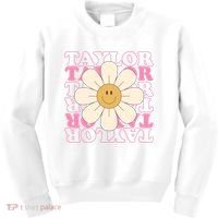 Taylor Groovy Sunflower Retro Kids Sweatshirt thumb 0