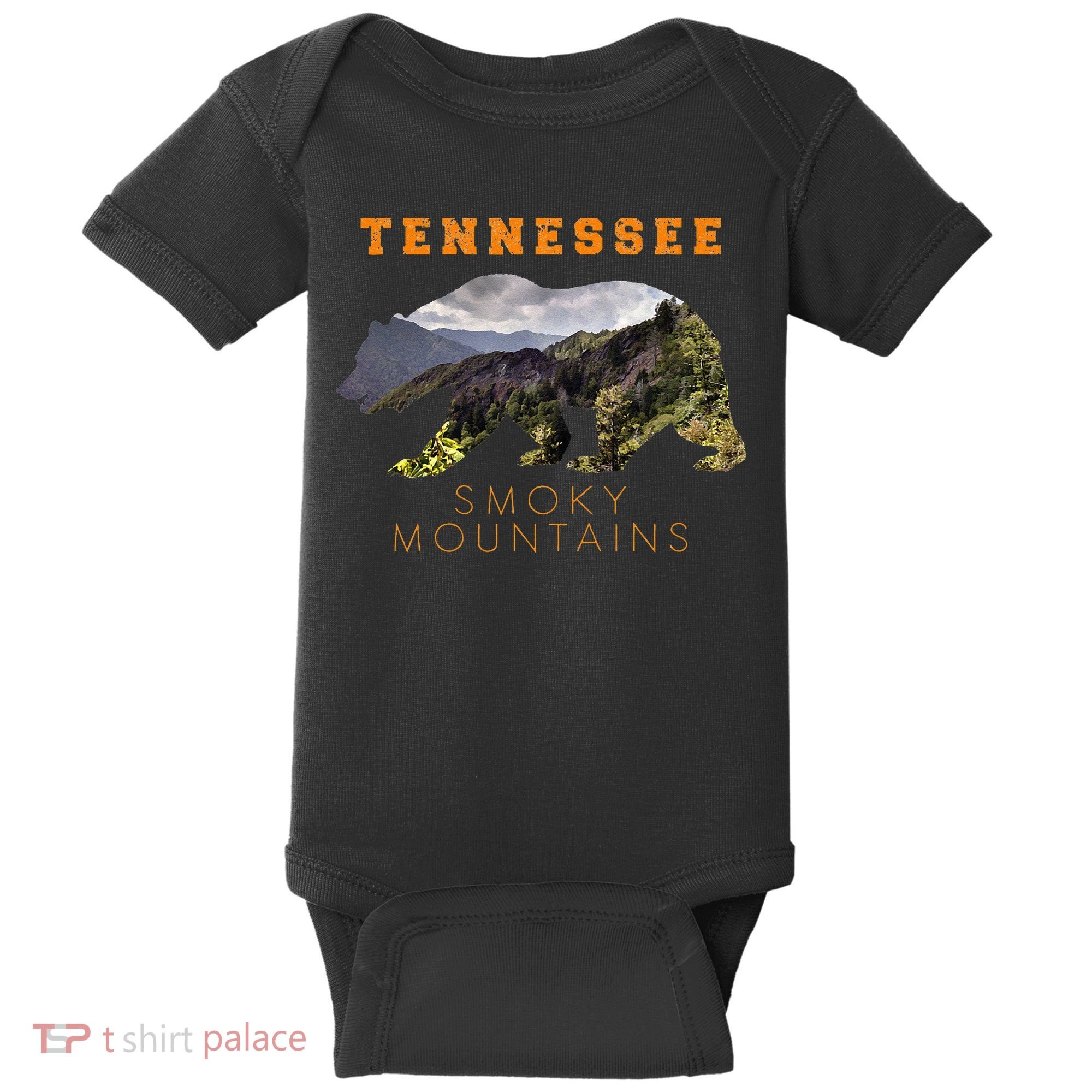 Tennessee Great Smoky Mountains Baby Bodysuit