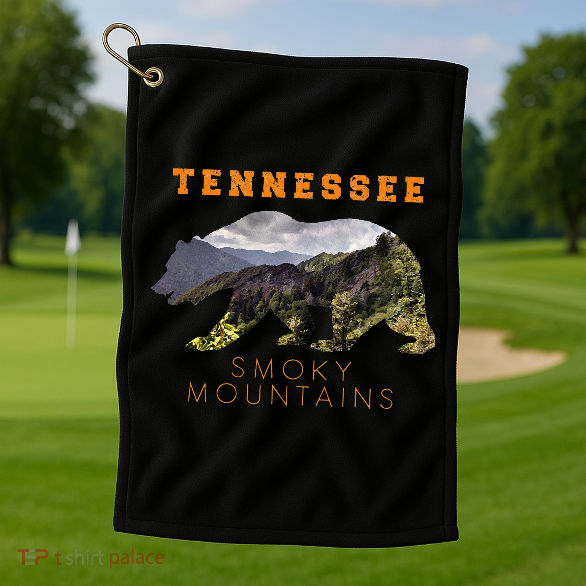 Tennessee Great Smoky Mountains Golf Towel