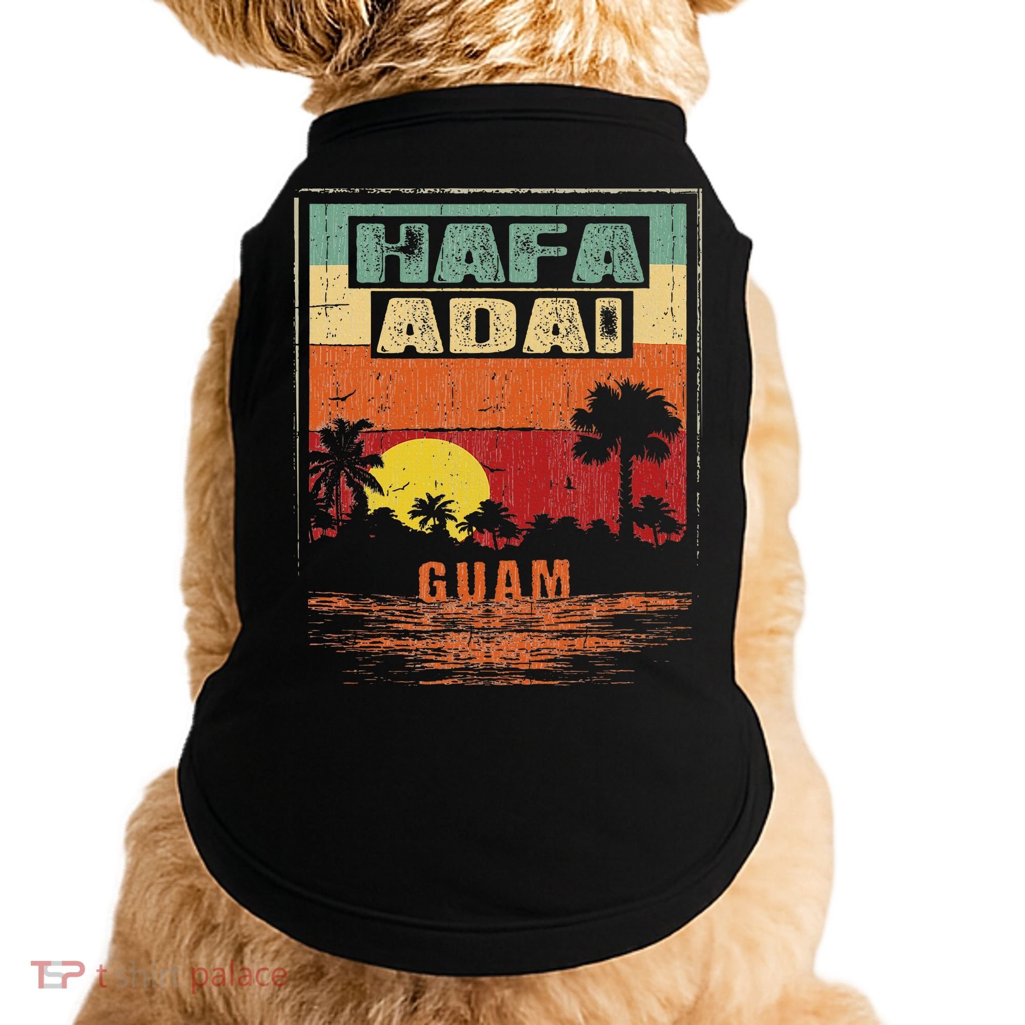 Tropical Guam Seal Hafa Adai Guam Doggie Tank