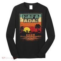 Tropical Guam Seal Hafa Adai Guam Long Sleeve Shirt thumb 0