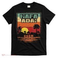 Tropical Guam Seal Hafa Adai Guam T-Shirt thumb 0