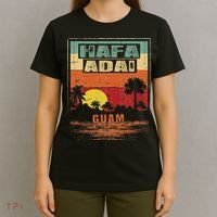 Tropical Guam Seal Hafa Adai Guam T-Shirt thumb 4