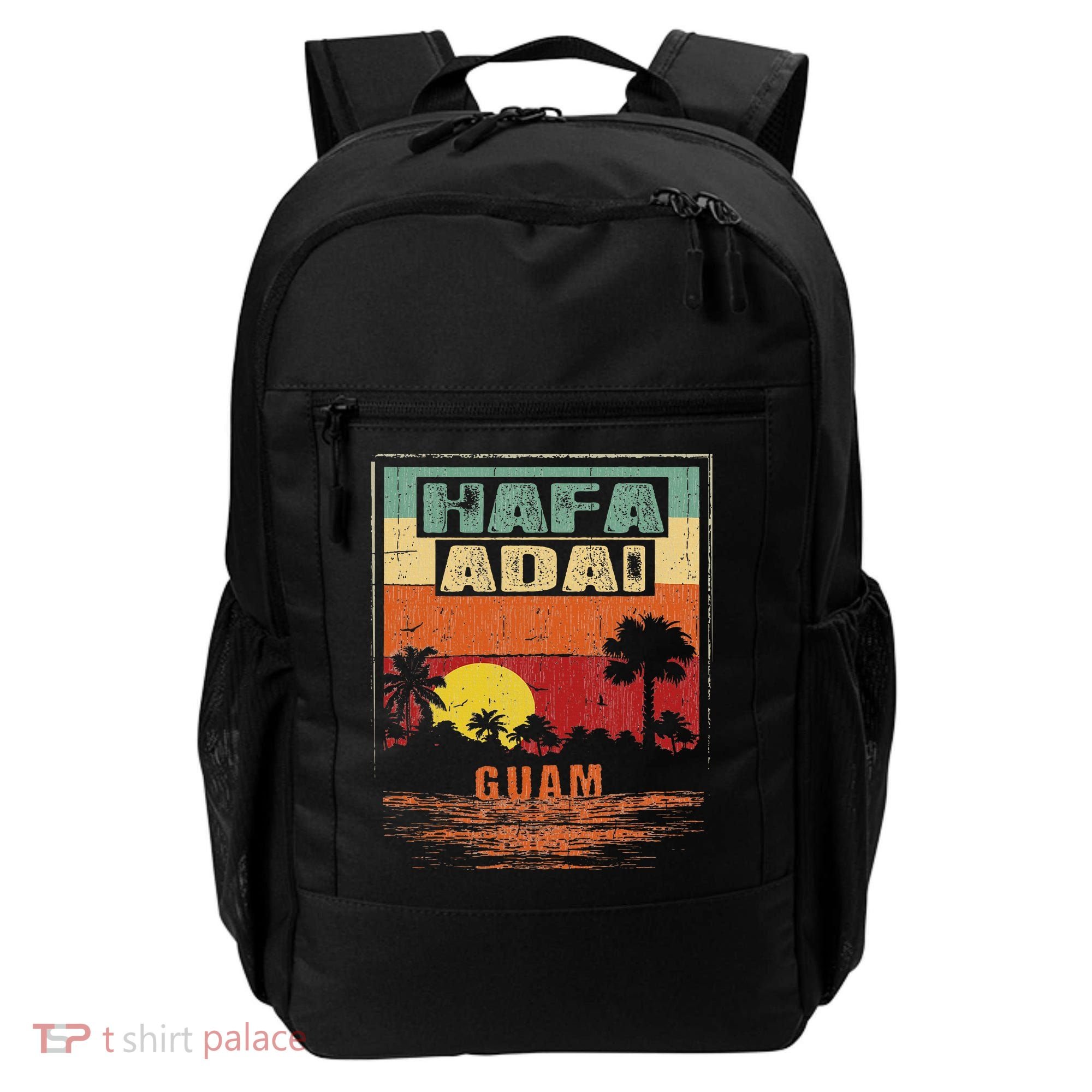 Tropical Guam Seal Hafa Adai Guam Backpack