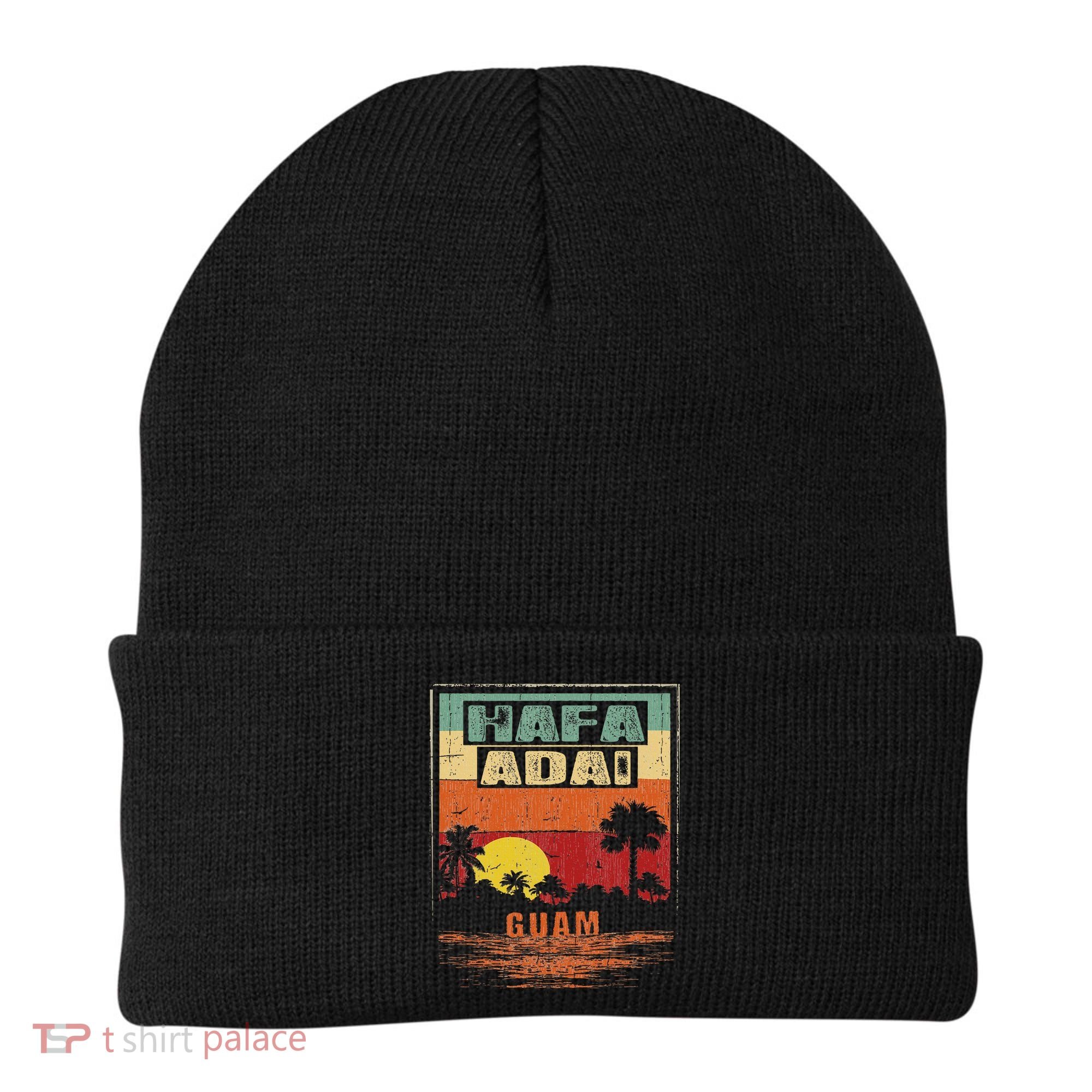 Tropical Guam Seal Hafa Adai Guam Beanie