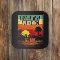Tropical Guam Seal Hafa Adai Guam Coaster thumb 0