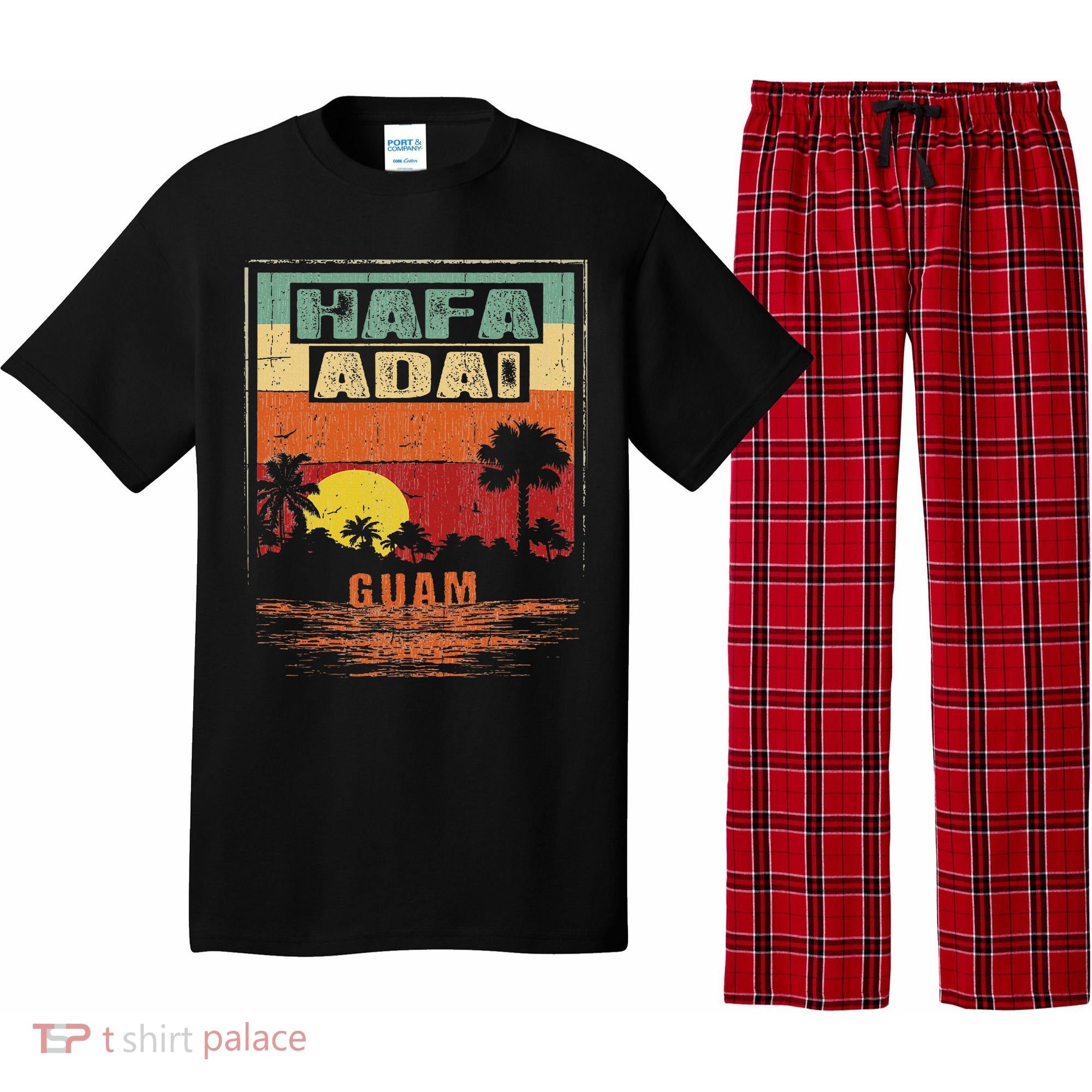 Tropical Guam Seal Hafa Adai Guam Pajama Set