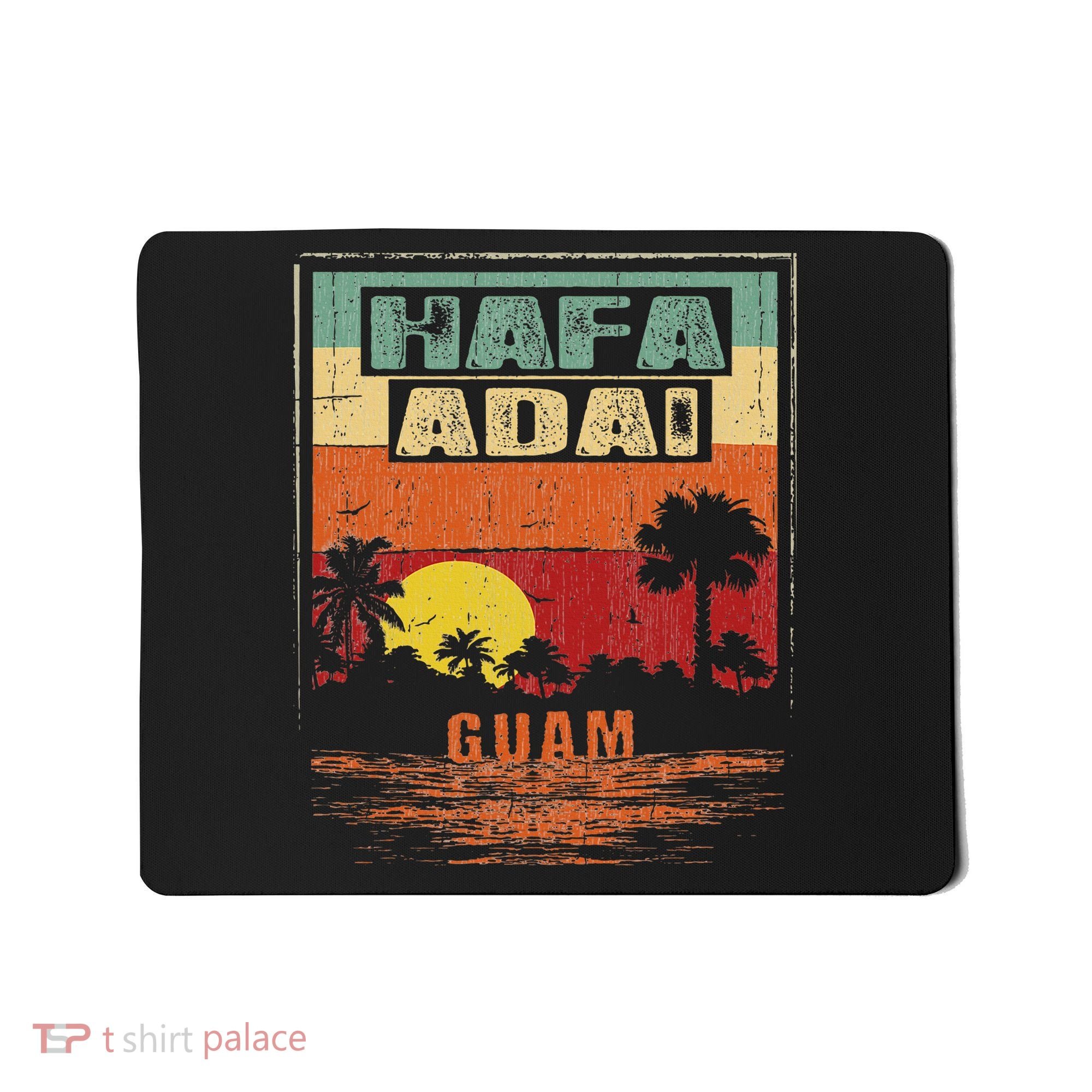 Tropical Guam Seal Hafa Adai Guam Mousepad