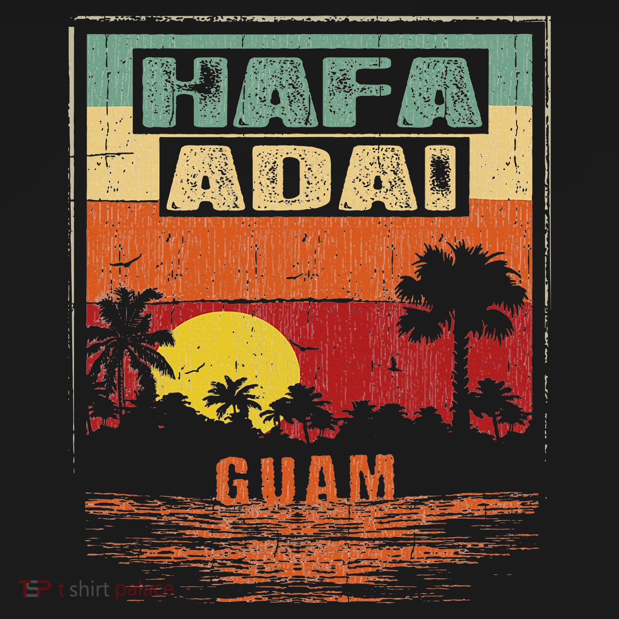 Tropical Guam Seal Hafa Adai Guam Women's Tank Top
