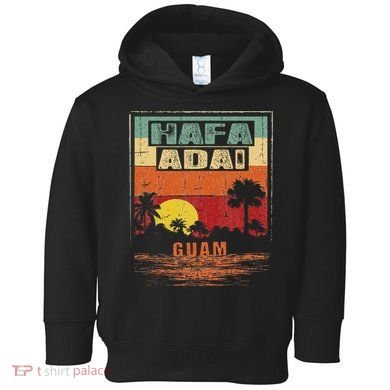 Tropical Guam Seal Hafa Adai Guam Toddler Hoodie