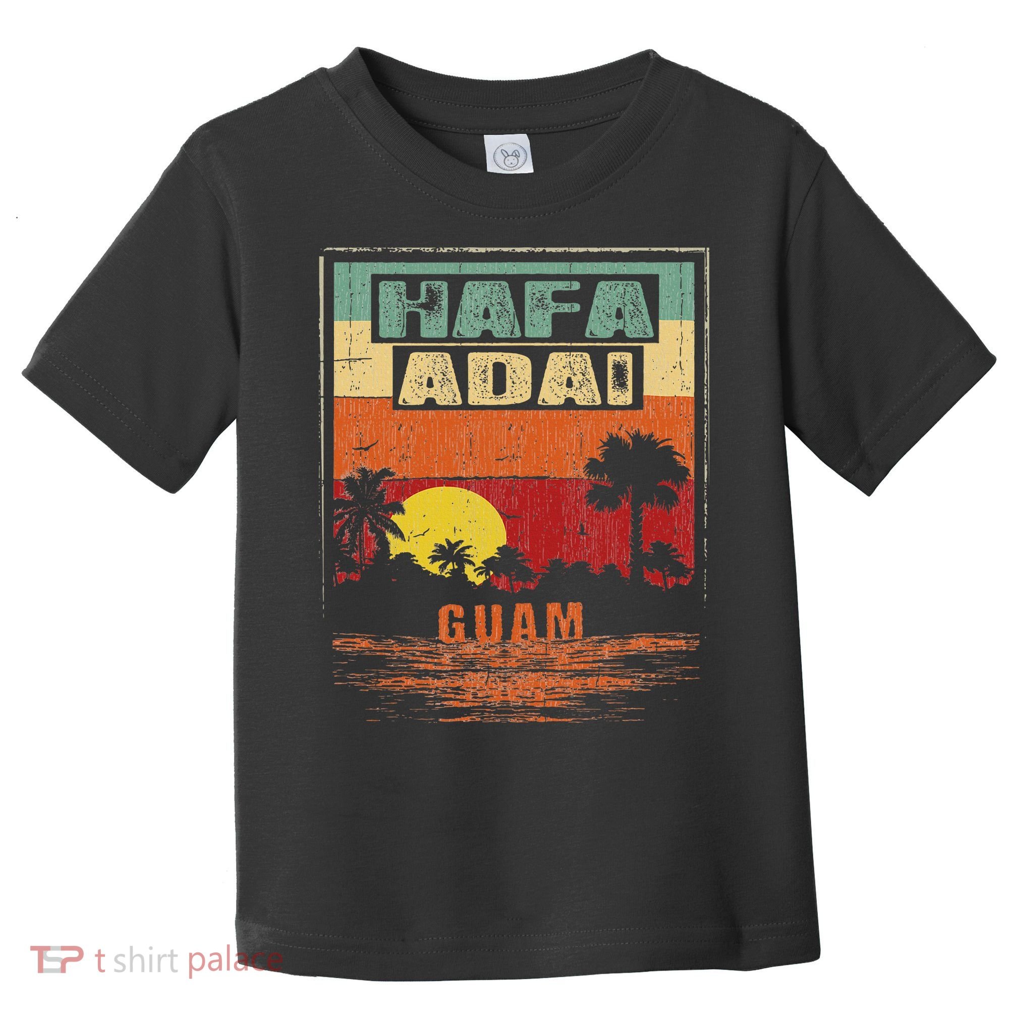 Tropical Guam Seal Hafa Adai Guam Toddler T-Shirt