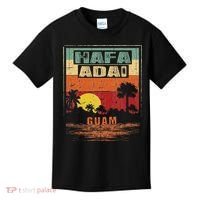 Tropical Guam Seal Hafa Adai Guam Kids T-Shirt thumb 0