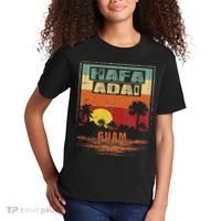 Tropical Guam Seal Hafa Adai Guam Kids T-Shirt thumb 2